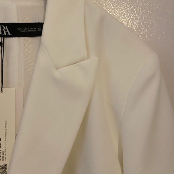 Zara white blazer size small - Picture 10 of 11
